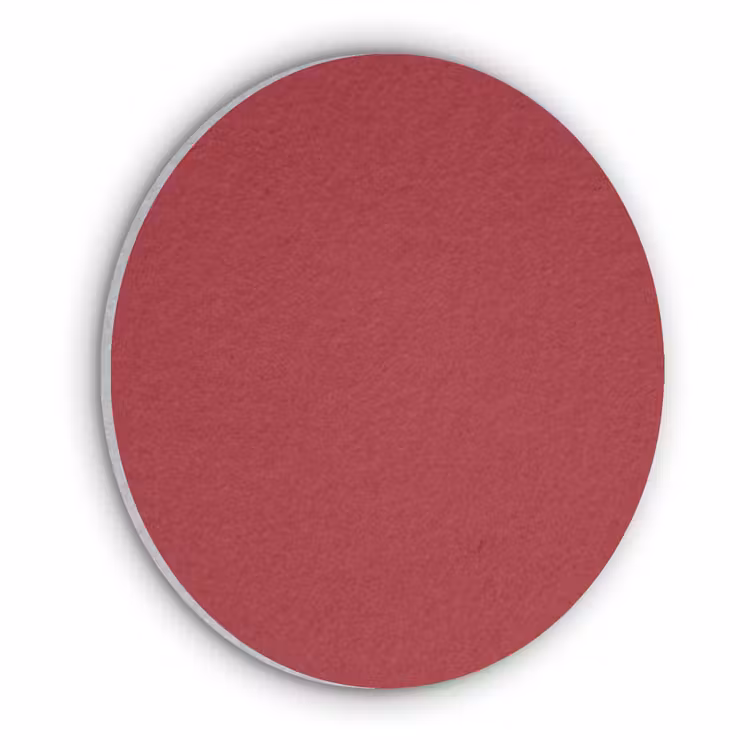 Burgundy - Wine - Rood Akoestische PET Vilt - Rond klein 838 -3d