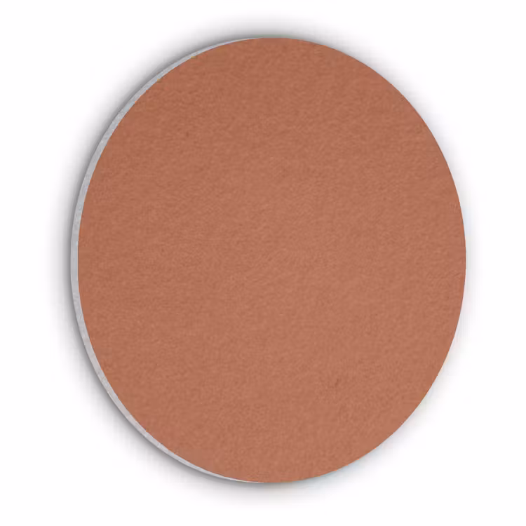 Burnt - Sienna - Oranje Akoestische PET Vilt - Rond klein 838 -3d