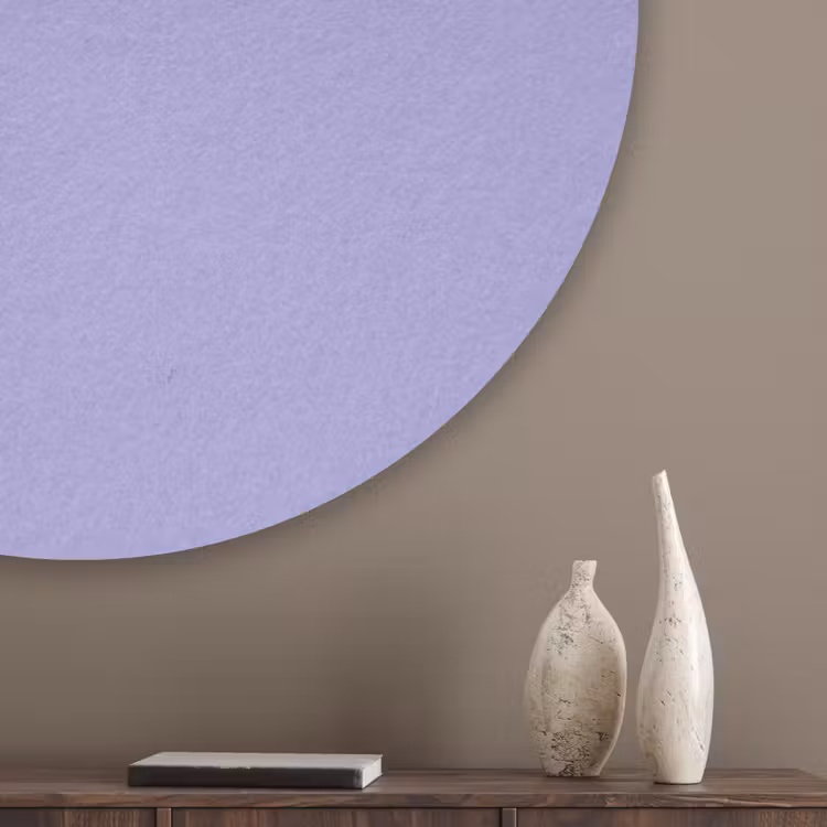 Ceil - Paars - Lila Akoestische PET Vilt - Rond klein 838 -sfeer5_closeup