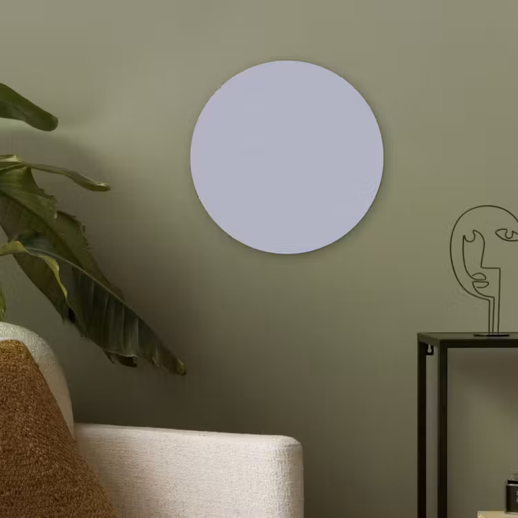 Chalky - Lavender - Paars Akoestische PET Vilt - Rond klein 838 -sfeer2