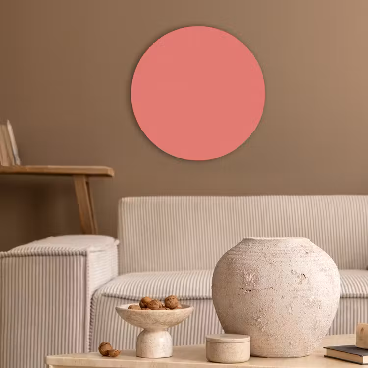 Coral - Punch - Koraal Akoestische PET Vilt - Rond klein 838 -sfeer1
