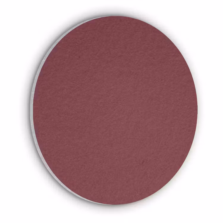 Dark - Garnet - Rood Akoestische PET Vilt - Rond klein 838 -3d