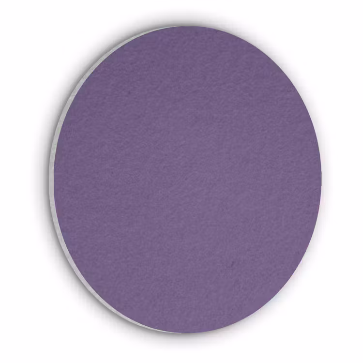 Deep - Plum - Paars Akoestische PET Vilt - Rond klein 838 -3d