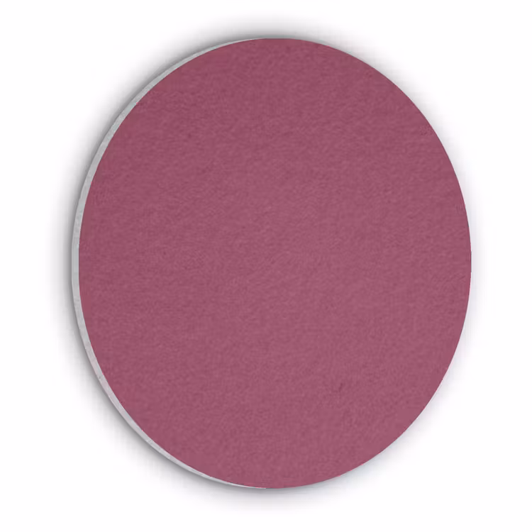 Deep - Rasberry - Rood Akoestische PET Vilt - Rond klein 838 -3d