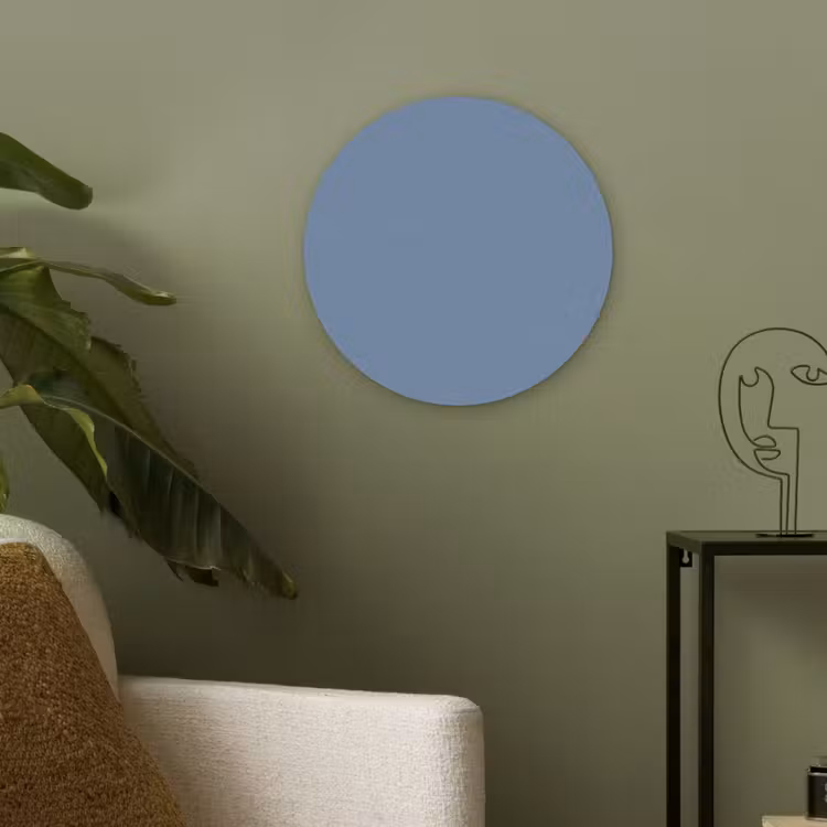 Denim - Breeze - Blauw Akoestische PET Vilt - Rond klein 838 -sfeer2