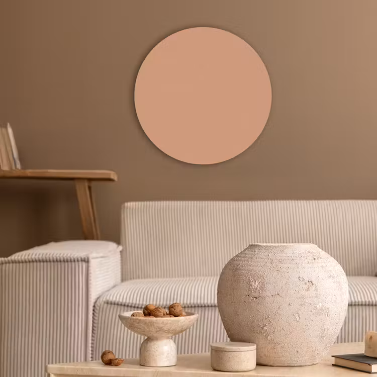 Desert - Coral - Koraal Akoestische PET Vilt - Rond klein 838 -sfeer1