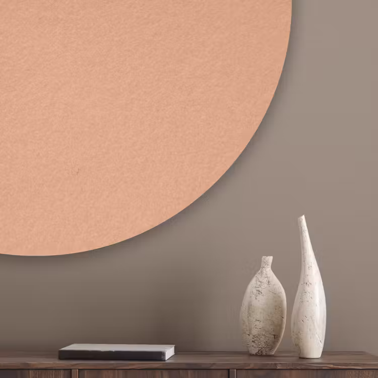 Desert - Coral - Koraal Akoestische PET Vilt - Rond klein 838 -sfeer5_closeup