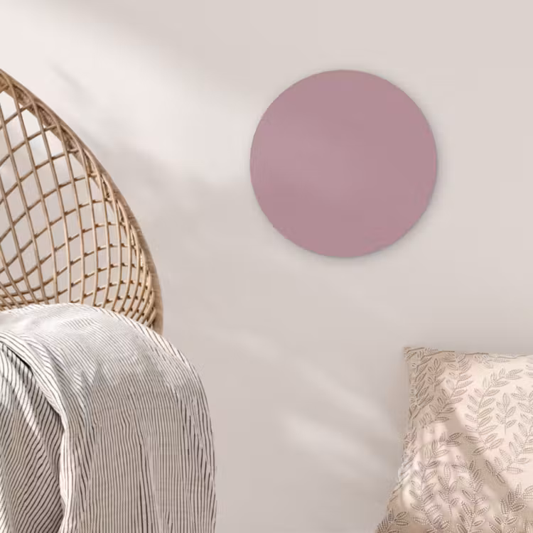 Dusty - Mauve - Paars Akoestische PET Vilt - Rond klein 838 -sfeer4