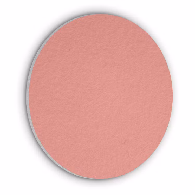 Dusty - Peach - Koraal Akoestische PET Vilt - Rond klein 838 -3d