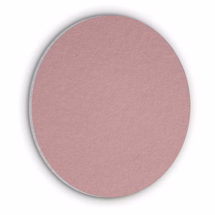 Dusty - Rose - Roze Akoestische PET Vilt - Rond klein 838 -3d