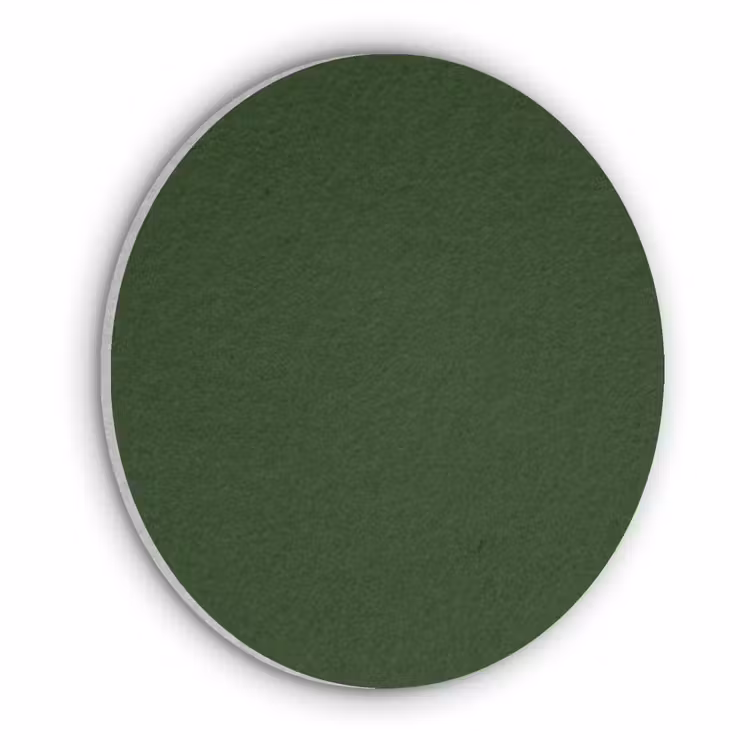 Forest - Green - Groen Akoestische PET Vilt - Rond klein 838 -3d