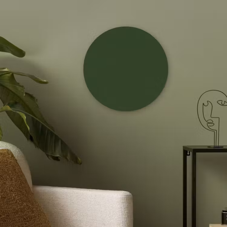 Forest - Green - Groen Akoestische PET Vilt - Rond klein 838 -sfeer2
