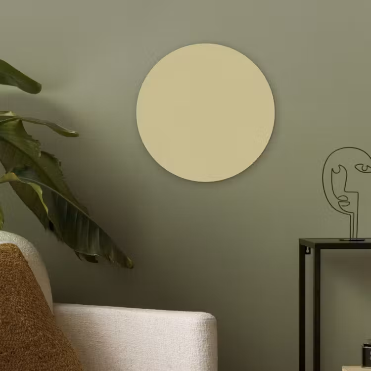 Golden - Clover - Geel Akoestische PET Vilt - Rond klein 838 -sfeer2