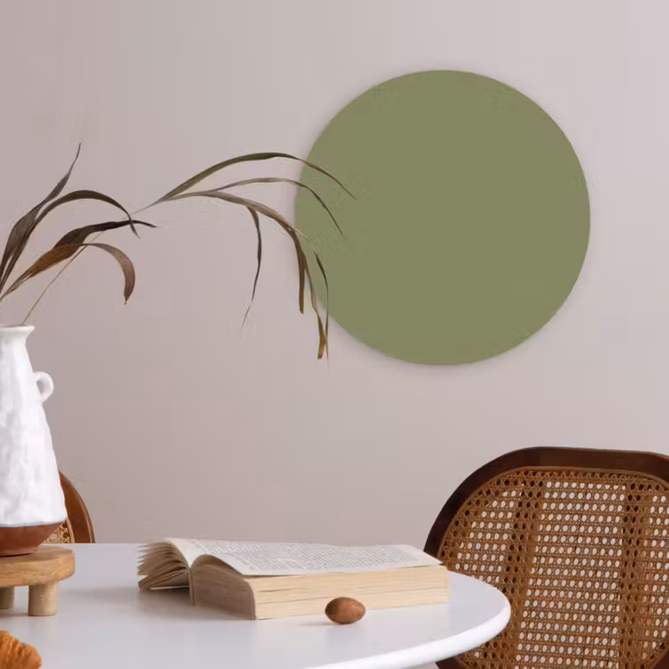 Herbal - Matcha - Groen Akoestische PET Vilt - Rond klein 838 -sfeer3