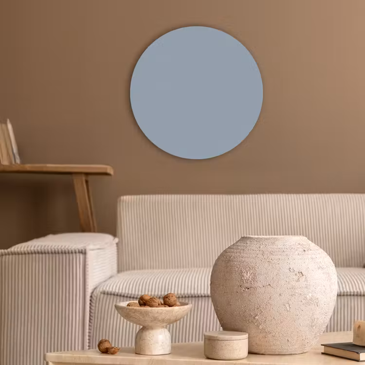 Mellow - Breeze - Blauw Akoestische PET Vilt - Rond klein 838 -sfeer1