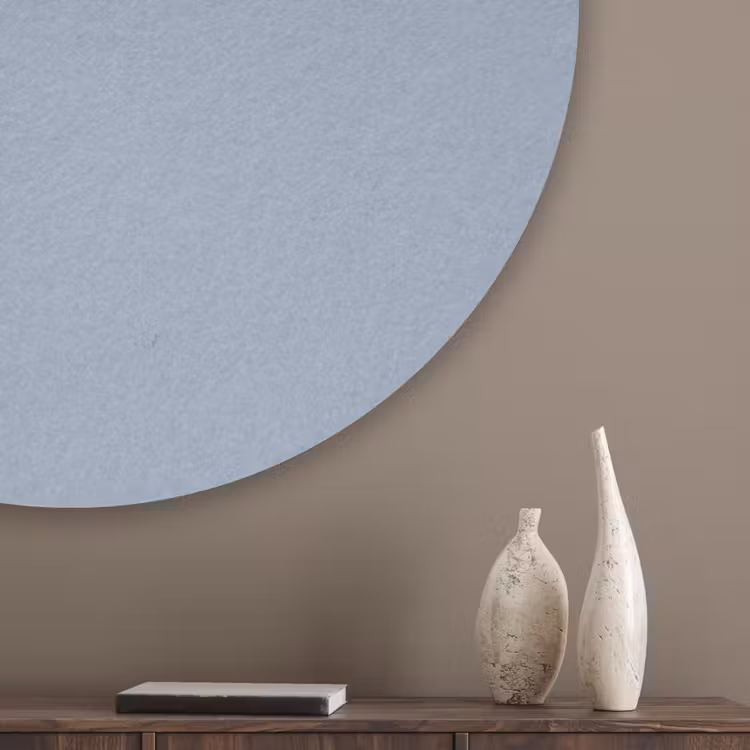 Mellow - Breeze - Blauw Akoestische PET Vilt - Rond klein 838 -sfeer5_closeup