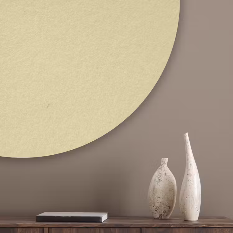 Mellow - Touch - Geel Akoestische PET Vilt - Rond klein 838 -sfeer5_closeup