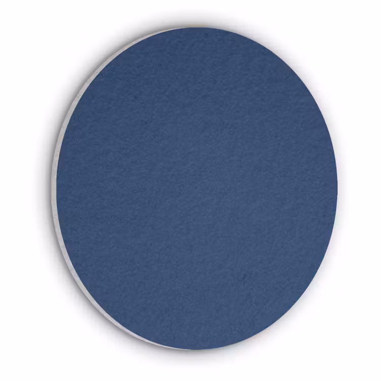 Midnight - Navy - Blauw Akoestische PET Vilt - Rond klein 838 -3d