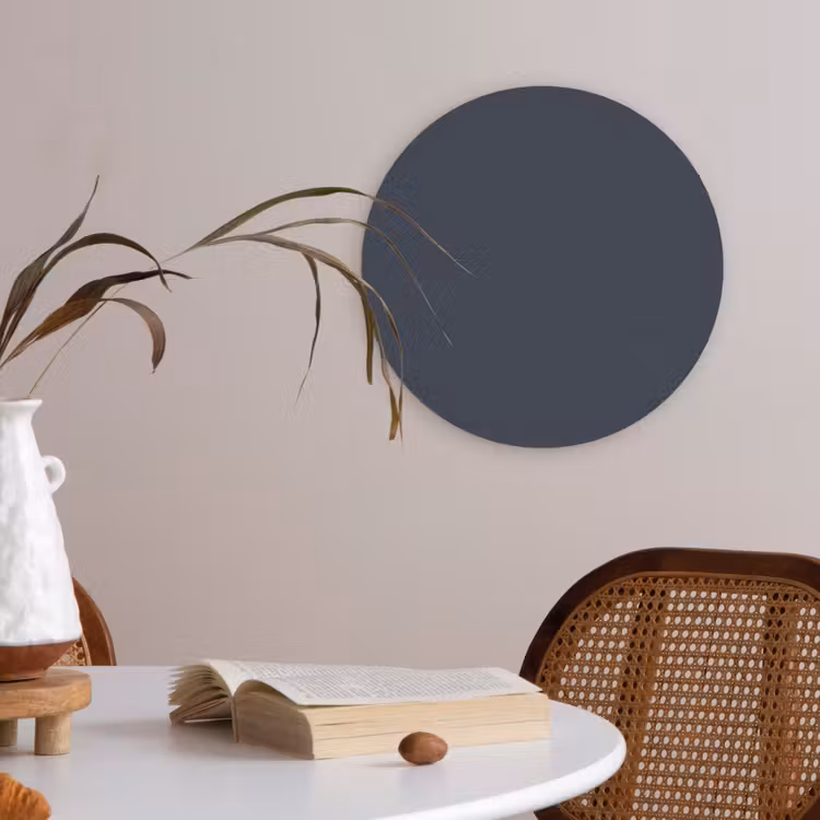 Midnight - Swing - Blauw Akoestische PET Vilt - Rond klein 838 -sfeer3