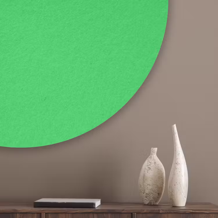Mint - Green - Groen Akoestische PET Vilt - Rond klein 838 -sfeer5_closeup