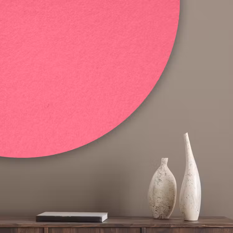 Neon - Flamingo - Roze Akoestische PET Vilt - Rond klein 838 -sfeer5_closeup