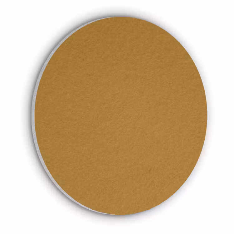 Ocre - Gold - Geel Akoestische PET Vilt - Rond klein 838 -3d