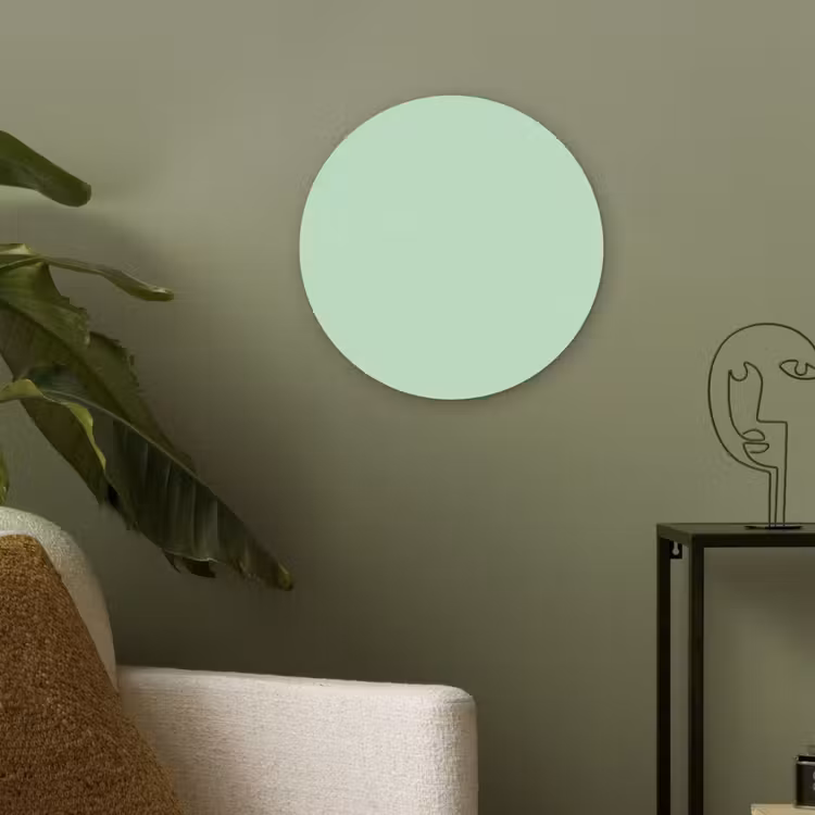 Pale - Mint - Groen Akoestische PET Vilt - Rond klein 838 -sfeer2