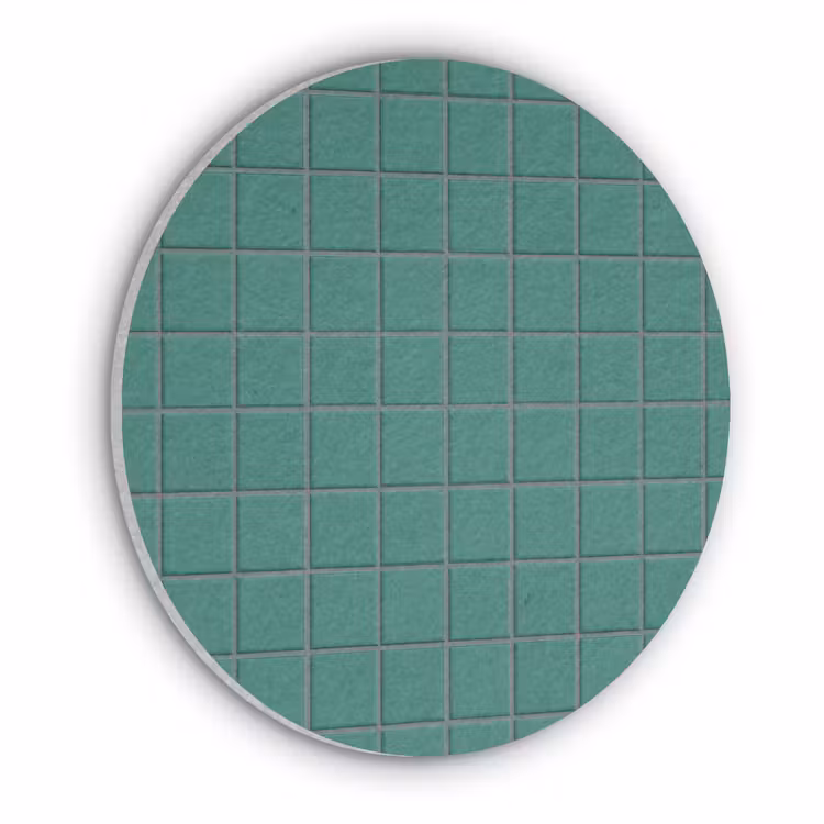 Patroon - Patroon - Smaragd Akoestische PET Vilt - Rond klein 838 -3d