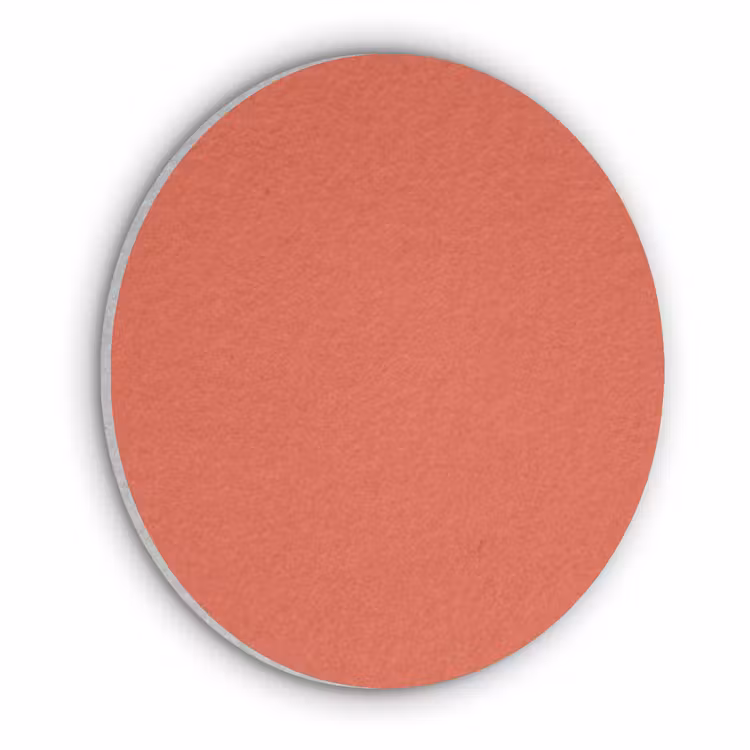 Rustic - Clay - Oranje Akoestische PET Vilt - Rond klein 838 -3d