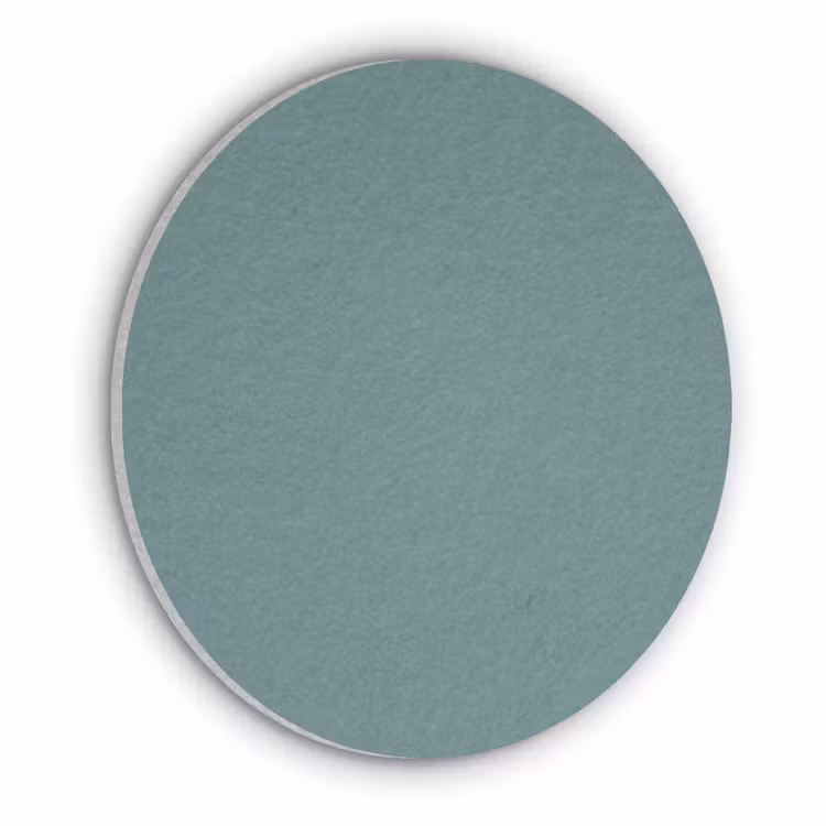Serene - Teal - Blauw Akoestische PET Vilt - Rond klein 838 -3d