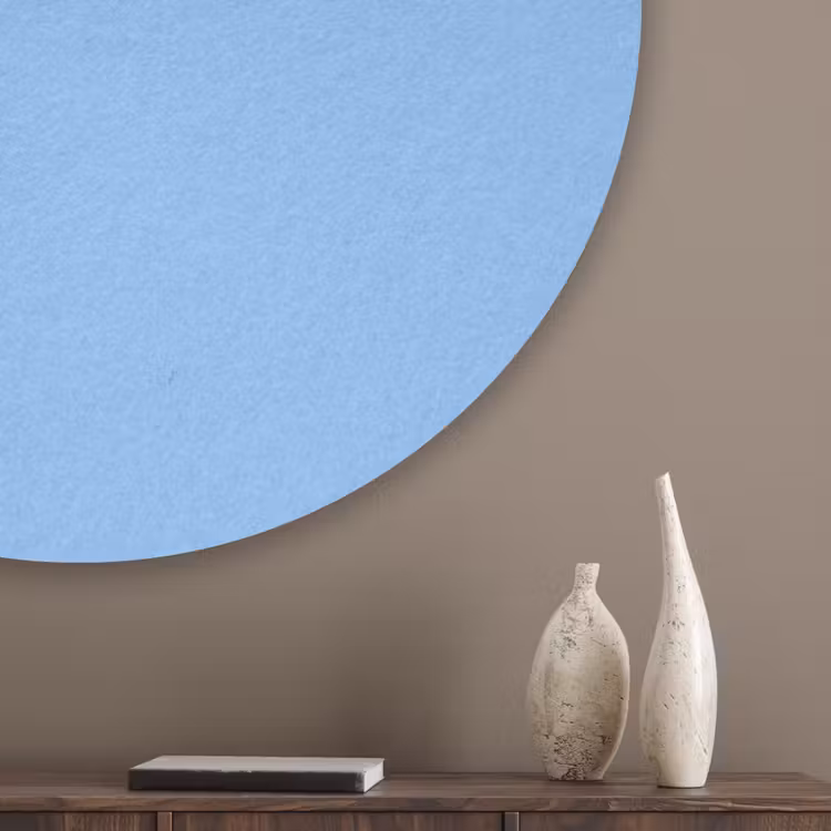 Sky - Glow - Blauw Akoestische PET Vilt - Rond klein 838 -sfeer5_closeup