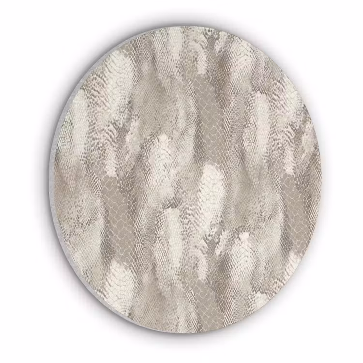 Slang - Textuur - Zand Akoestische PET Vilt - Rond klein 838 -3d
