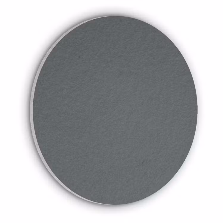 Slate - Millstone - Grijs Akoestische PET Vilt - Rond klein 838 -3d