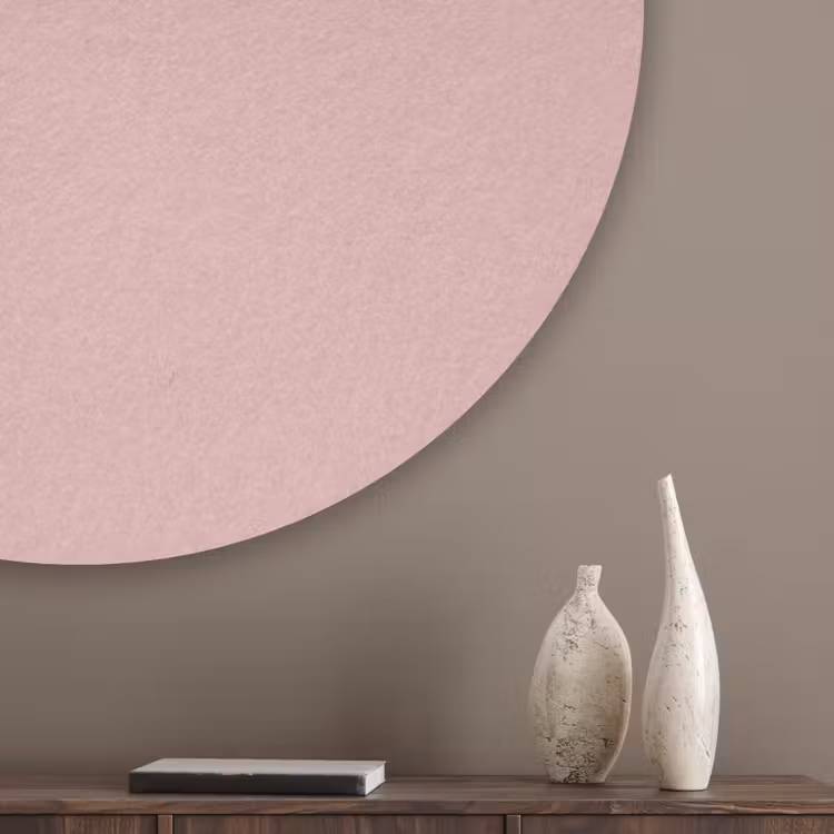 Soft - Blush - Roze Akoestische PET Vilt - Rond klein 838 -sfeer5_closeup