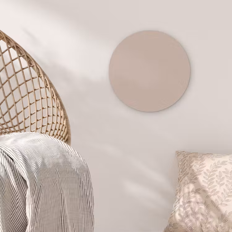 Soft - Clay - Nude Akoestische PET Vilt - Rond klein 838 -sfeer4