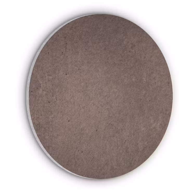 Textuur - Beton - Abstract - Donker - Bruin Akoestische PET Vilt - Rond klein -3d