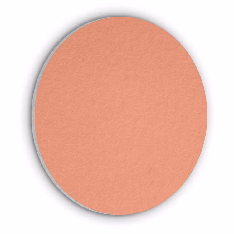 Warm - Clay - Terracotta Akoestische PET Vilt - Rond klein 838 -3d