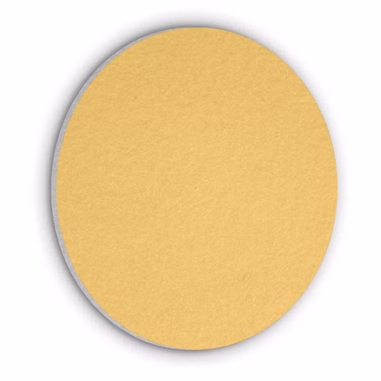 Warm - Sand - Terracotta Akoestische PET Vilt - Rond klein 838 -3d