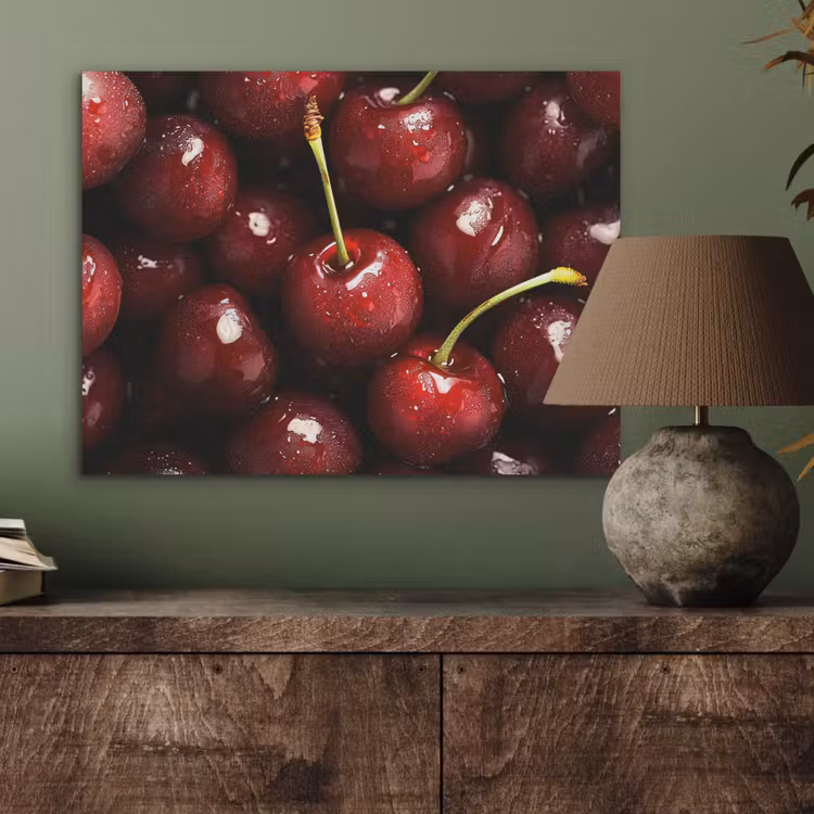 Rood - Fruit - Kersen PET vilt klein -sfeer2