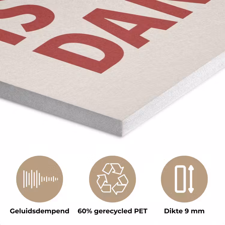 Rood - Quote - Kersen PET vilt klein -closeup_NL