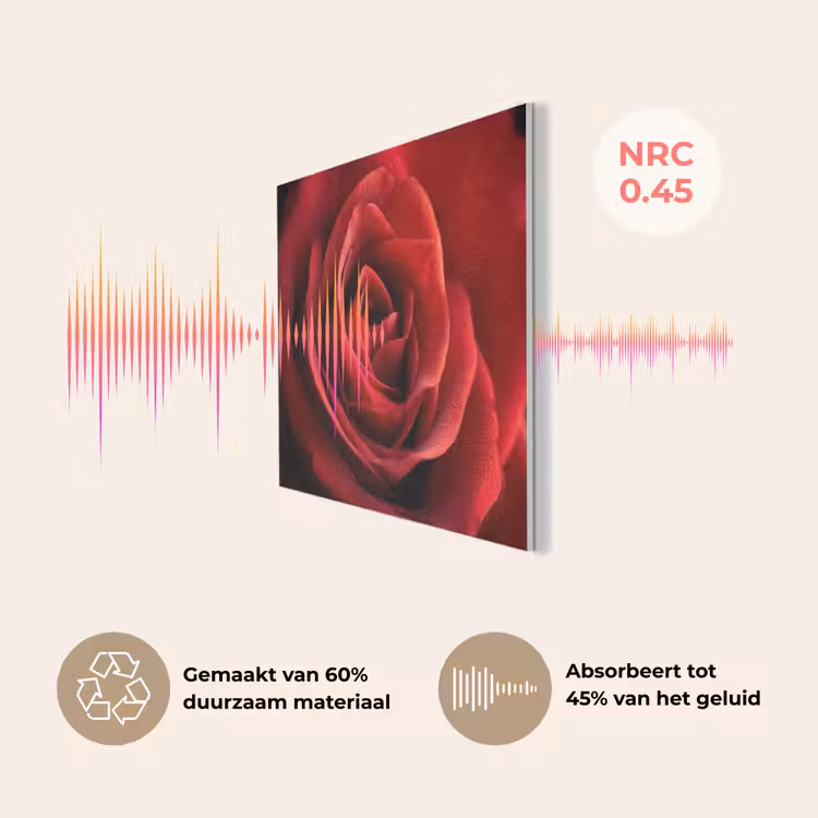 Rood - Roos - Romantisch PET vilt klein -USP_NL