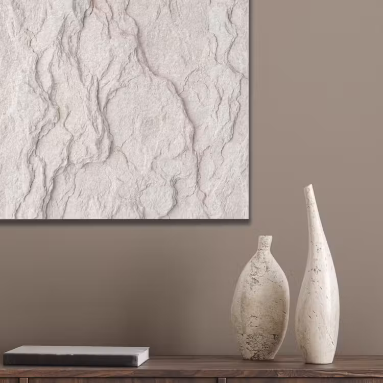 Rots - Structuur - Natuur - Beige - Abstract PET vilt klein -sfeer6_closeup