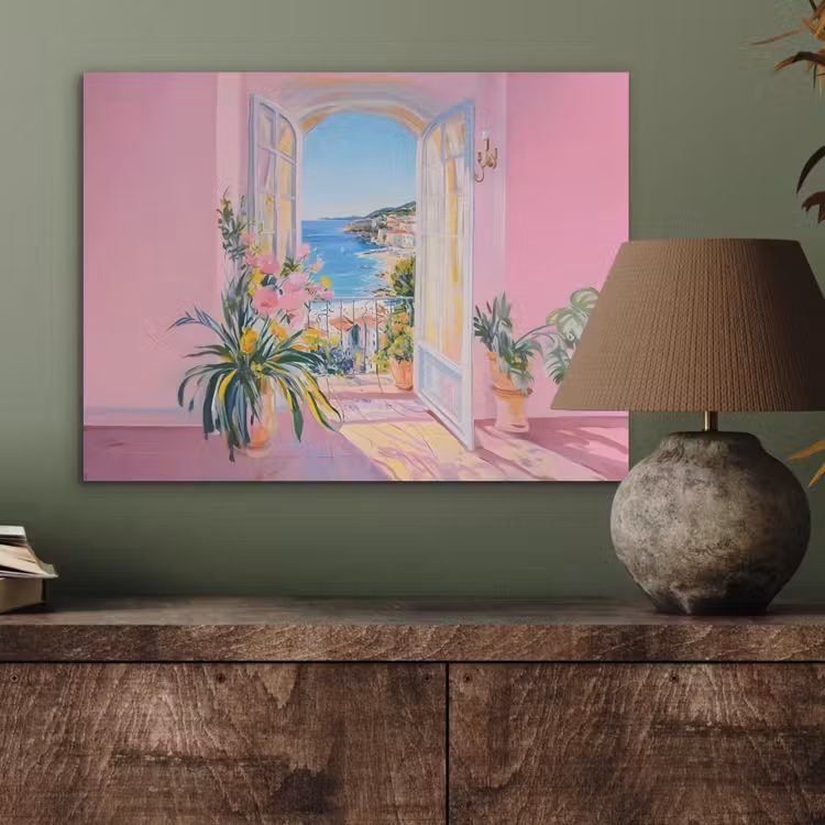 Roze - Buiten - Verf PET vilt klein -sfeer2