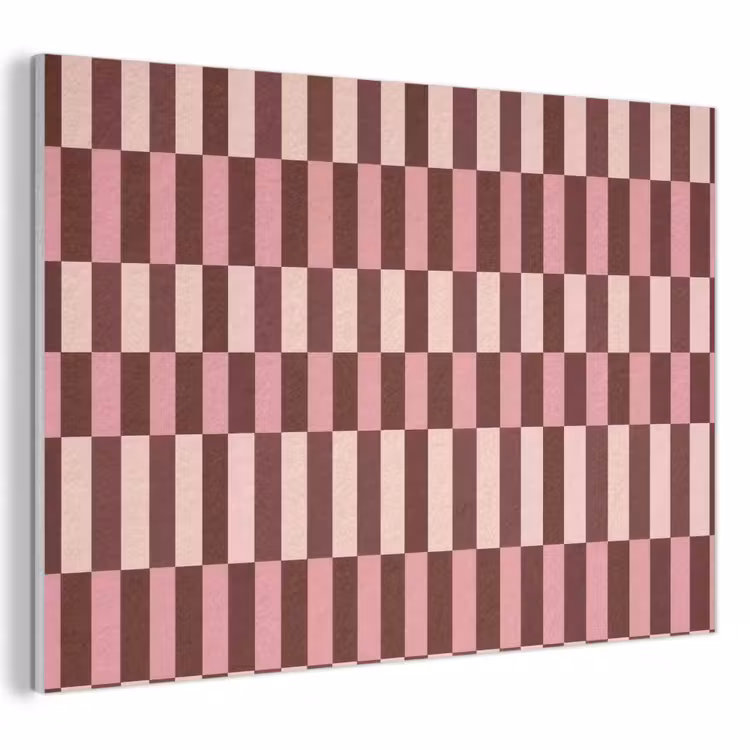 Roze - Rood - Blokjes PET vilt klein 837 -3d
