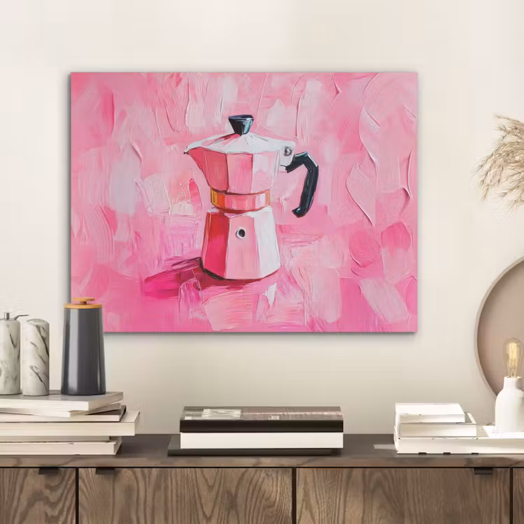 Roze - Verf - Coffee PET vilt klein -sfeer1