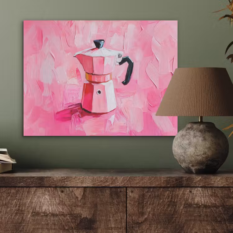 Roze - Verf - Coffee PET vilt klein -sfeer2