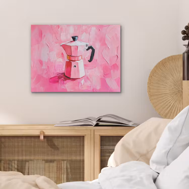Roze - Verf - Coffee PET vilt klein -sfeer3
