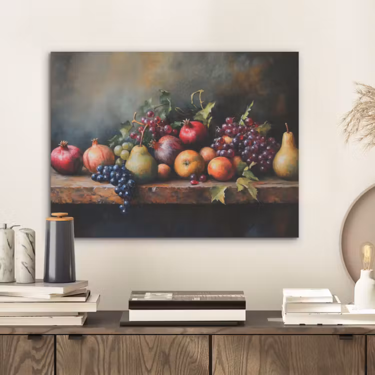 Rustiek - Stilleven - Fruit PET vilt klein -sfeer1