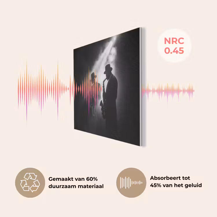 Saxofonisten - Hoeden - Rook - Licht PET vilt klein -USP_NL