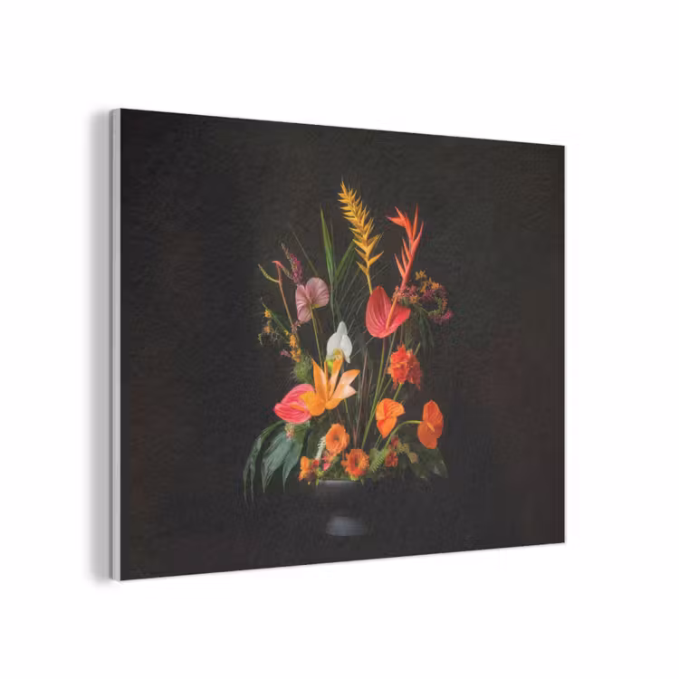 Schaal - Boeket - Bloemen PET vilt klein -3d